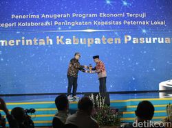 Pasuruan Raih Penghargaan Ekonomi Terpuji di detikJatim Awards 2025