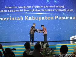 Pasuruan Raih Penghargaan Ekonomi Terpuji di detikJatim Awards 2025