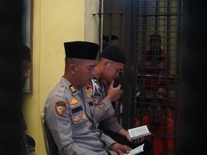 Polres Rohul Gelar Pengajian di Rutan, Ajak Para Tahanan Bertobat