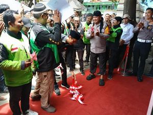 Jaga Kamtibmas, Polres Serang Bangun Poskamling hingga Warung Ojol