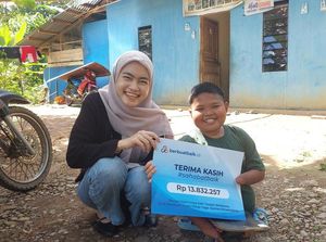 Donasi Sahabat Baik Bantu Kehidupan Rizky Bocah Disabilitas di Gowa