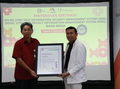 Bank Mega Kantongi ISO 27001 dan 27701 untuk Keamanan Data