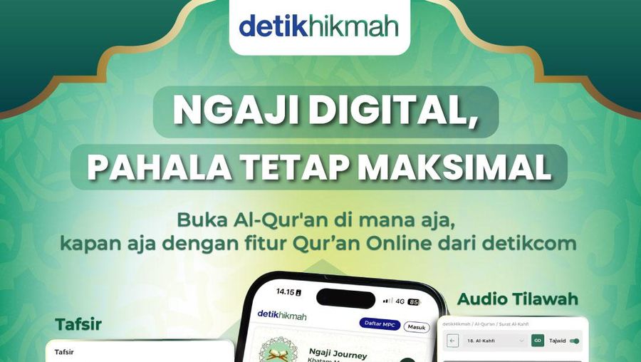 Video Sibuk Bukan Jadi Halangan, Baca Quran Online di detikcom 
