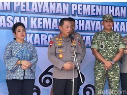 Kapolri-Titiek Soeharto Tinjau SPPG Kemala Bhayangkari Karanganyar