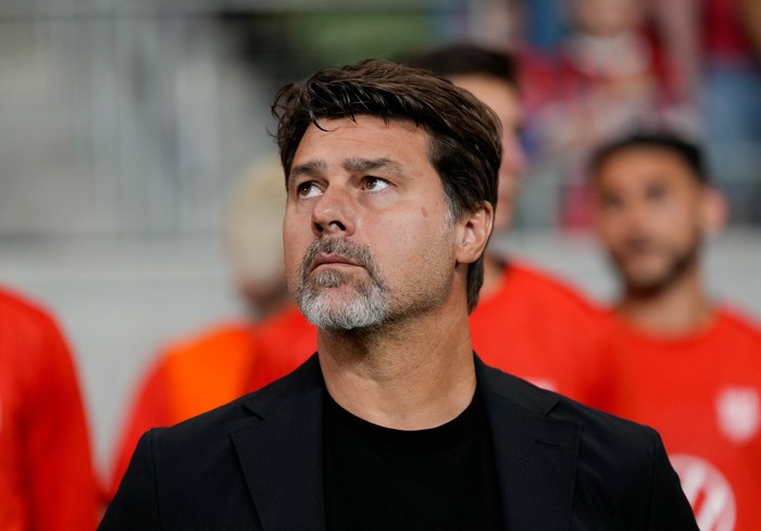 FILE PHOTO: Oct 10, 2025; Austin, Texas, USA; United States head coach Mauricio Pochettino before the match at Q2 Stadium. Mandatory Credit: Scott Coleman-Imagn Images/File Photo