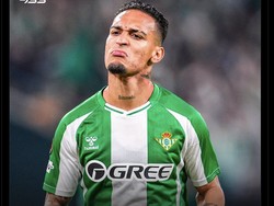 Antony memantapkan kemenangan Real Betis melawan Lyon. Dalam dua laga terakhir, Antony sudah bikin 2 gol dan 1 assist! Foto: dok. Internet/X (Twitter)