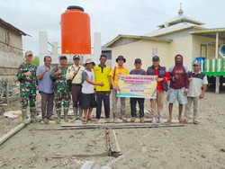Bumi Andalas Permai Bangun Sumur Bor di Wilayah Desa Binaan Pesisir OKI