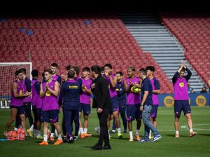 Barcelona Akhirnya Kembali ke Camp Nou... untuk Latihan