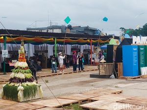 Ornamen Kayu-Bambu yang Hiasi WJF 2025 di Mata Pengunjung Gen Z