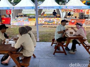 Menikmati Hindangan Sarapan Sambil Berjemur di WJF 2025