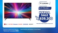 LED TV 50 Inch di Transmart Full Day Sale Diskon Jumbo