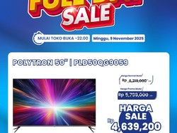 Transmart Full Day Sale! TV 50 Inch Banting Harga Jadi Rp 4,6 Juta