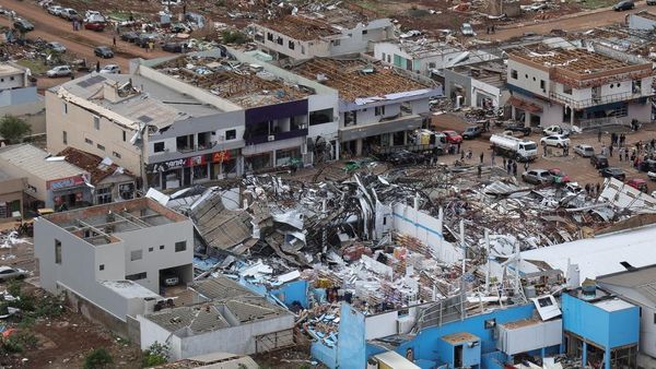 Badai Tornado Mengamuk di Brasil, Ratusan Warga Kehilangan Tempat Tinggal