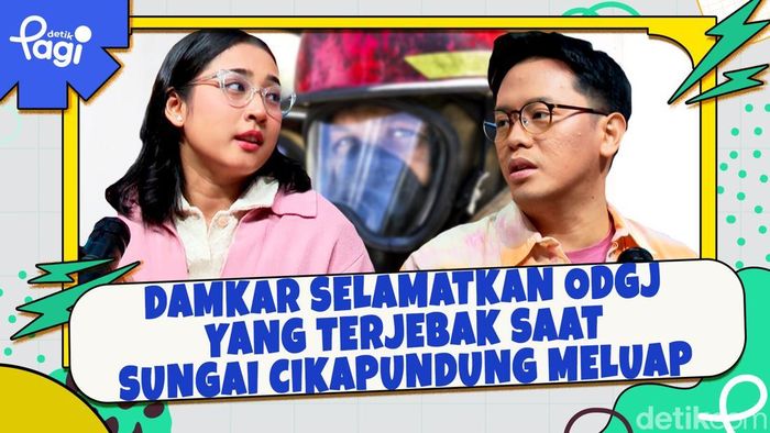 Video: Damkar Selamatkan ODGJ yang Terjebak Saat Sungai Cikapundung Meluap 