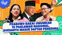 Prabowo Bakal Umumkan 10 Pahlawan Nasional, Soeharto Masuk Daftar Penerima