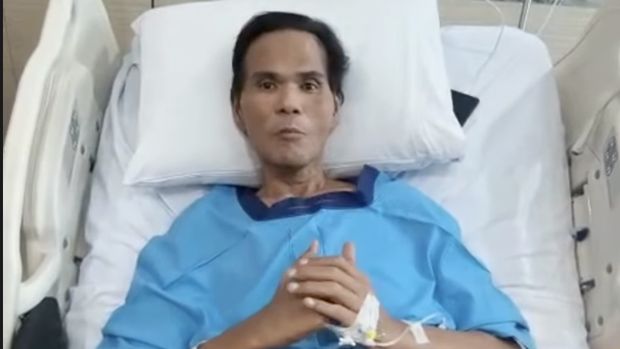 Fahmi Bo sebelum menjalani operasi empedu.