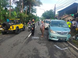 Adu Banteng Aerox Vs Xenia di Kembanglimus Magelang, Pemotor Tewas