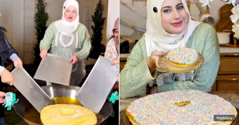 Wow! Donat Raksasa hingga Mie Terbang Jadi Project Megalodon Tasyi Athasyia