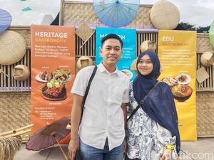 Sejoli Bagas-Dini yang Tak Sabar Nonton King Nassar di Konser WJF 2025