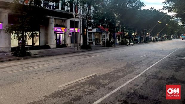 Suasana di Hanoi, Vietnam.