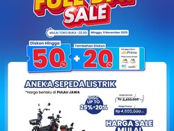 Sepeda Listrik Diskon Tembus 45% di Transmart Full Day Sale