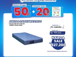 Cuma di Transmart Full Day Sale, Kasur Empuk Mulai Rp 500 Ribuan