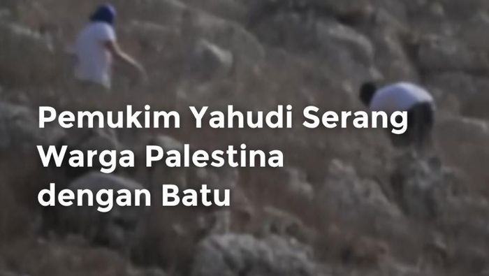 Video: Ulah Pemukim Yahudi Serang Warga Palestina dengan Batu