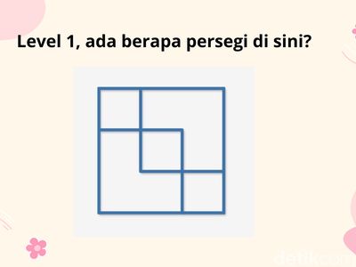 Punya Mata Setajam Elang Wajib Coba! Bisa Tebak Berapa Banyak Bangun Ruang di Sini?