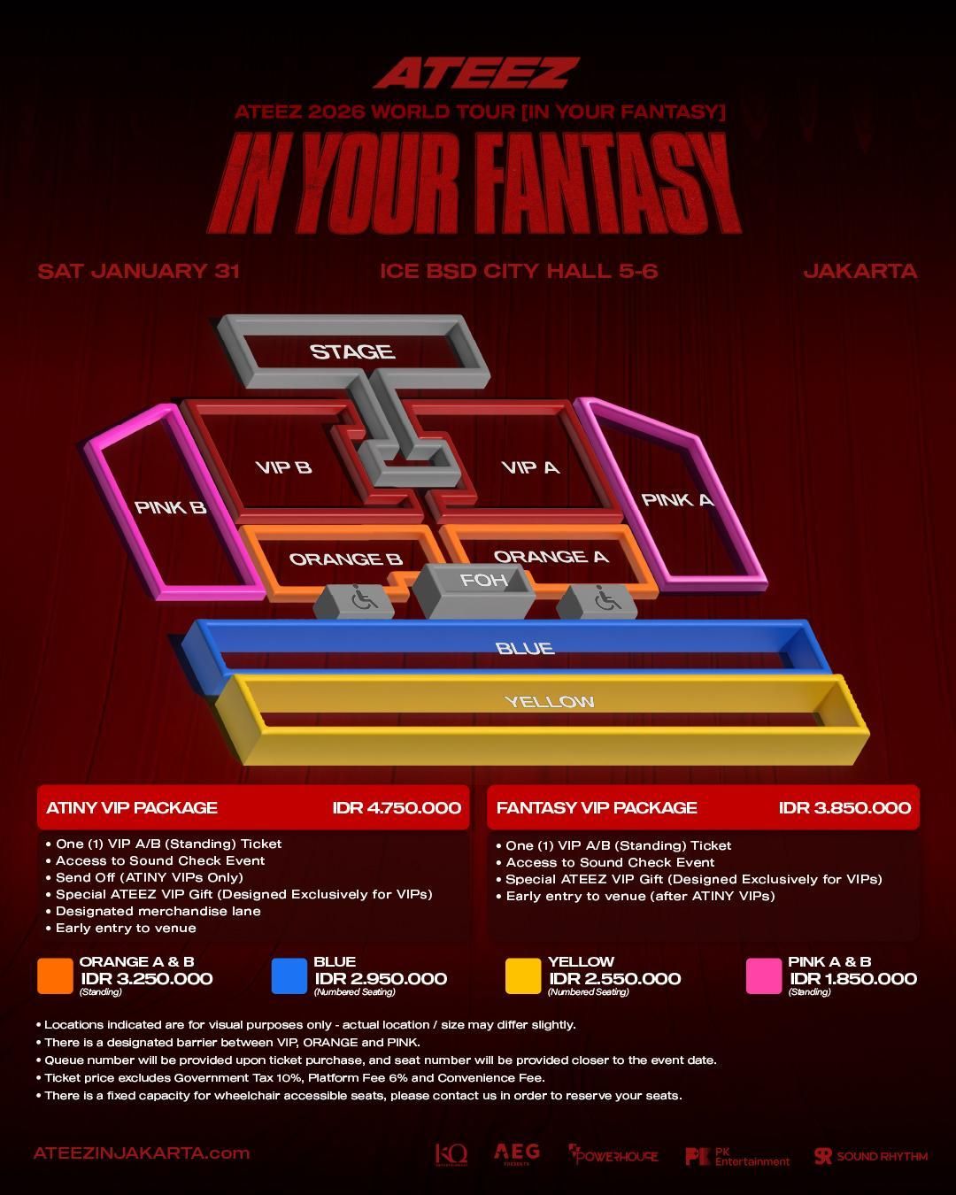 ATEEZ 2026 WORLD TOUR [IN YOUR FANTASY] IN JAKARTA.