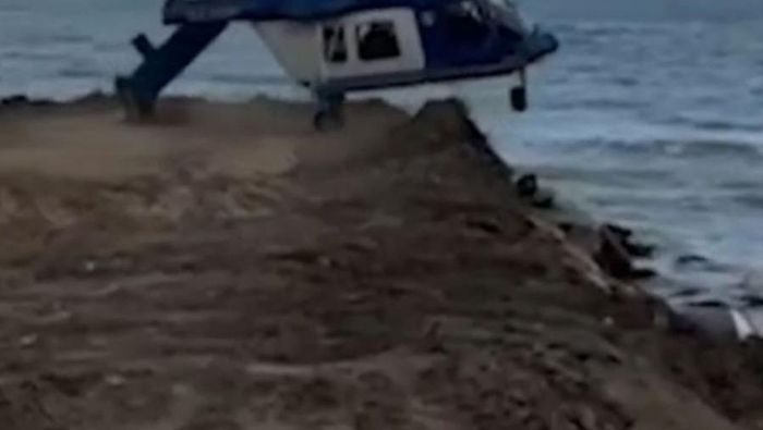 Video: Detik-detik Helikopter Rusia Hantam Rumah Warga