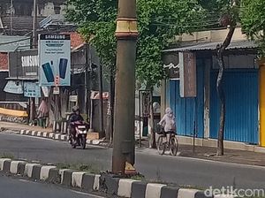 Warga Waswas Tiang Lampu Jalan Raya Jogja-Solo di Klaten Keropos
