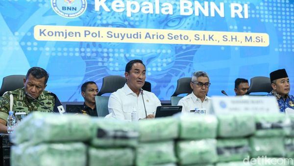Operasi Kilat BNN Amankan Ribuan Pelaku-Ratusan Kilogram Narkoba di 34 Provinsi