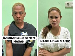 Pasutri asal Banyuasin Kompak Curi Motor di Palembang Berujung Ditangkap Polisi