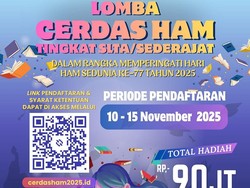 Kementerian HAM Gelar Lomba Cerdas Cermat untuk Murid SMA/Sederajat, Daftar Yuk!
