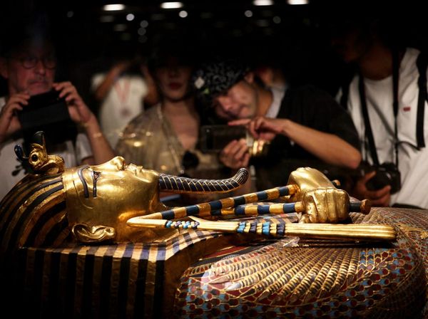 Peti Emas Tutankhamun Jadi Sorotan di Museum Agung Mesir