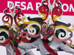 Mengenal Babukung, Tarian Ritual Upacara Kematian di Kalteng