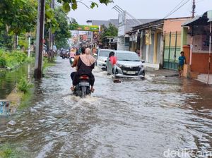 Potret Sejumlah Titik di Sidoarjo Masih Terendam Banjir