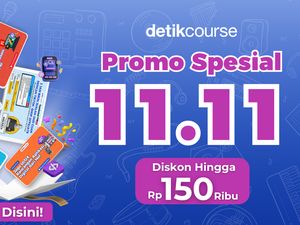 Belajar Online Makin Hemat! Promo 11.11 Kelas detikcourse Mulai Rp35 Ribu