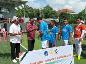 Mini Soccer HUT Mangupura, Ajang Silaturahmi Lintas OPD Badung
