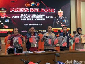 Operasi Pekat Semeru 2025, 14 Tersangka Diringkus Polres Kediri