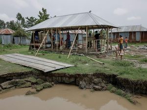 Potret Warga Pulau Bangladesh Bertahan di Tengah Erosi dan Penggusuran