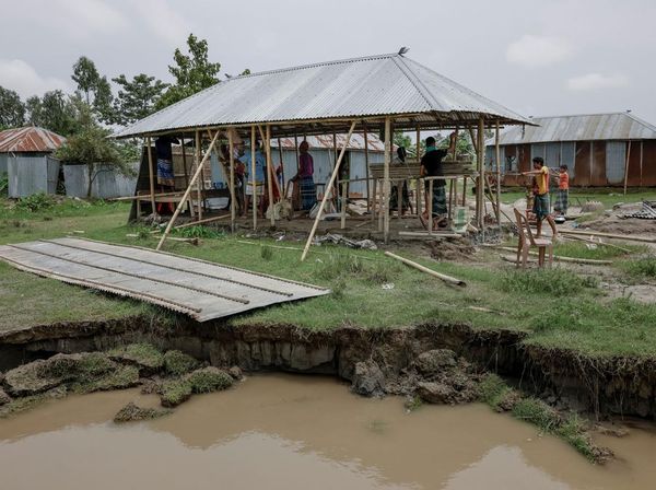 Potret Warga Pulau Bangladesh Bertahan di Tengah Erosi dan Penggusuran