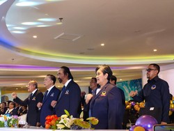 Puncak HUT Ke-14 NasDem, Surya Paloh hingga Ahmad Sahroni Hadir