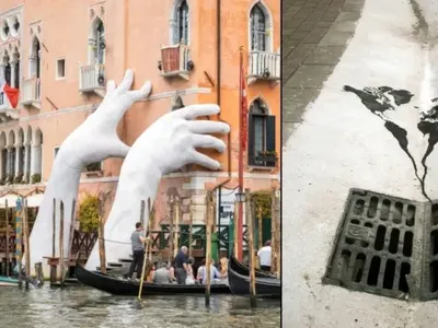 Deretan Karya Seni Jalanan dengan Pesan Menohok tentang Lingkungan