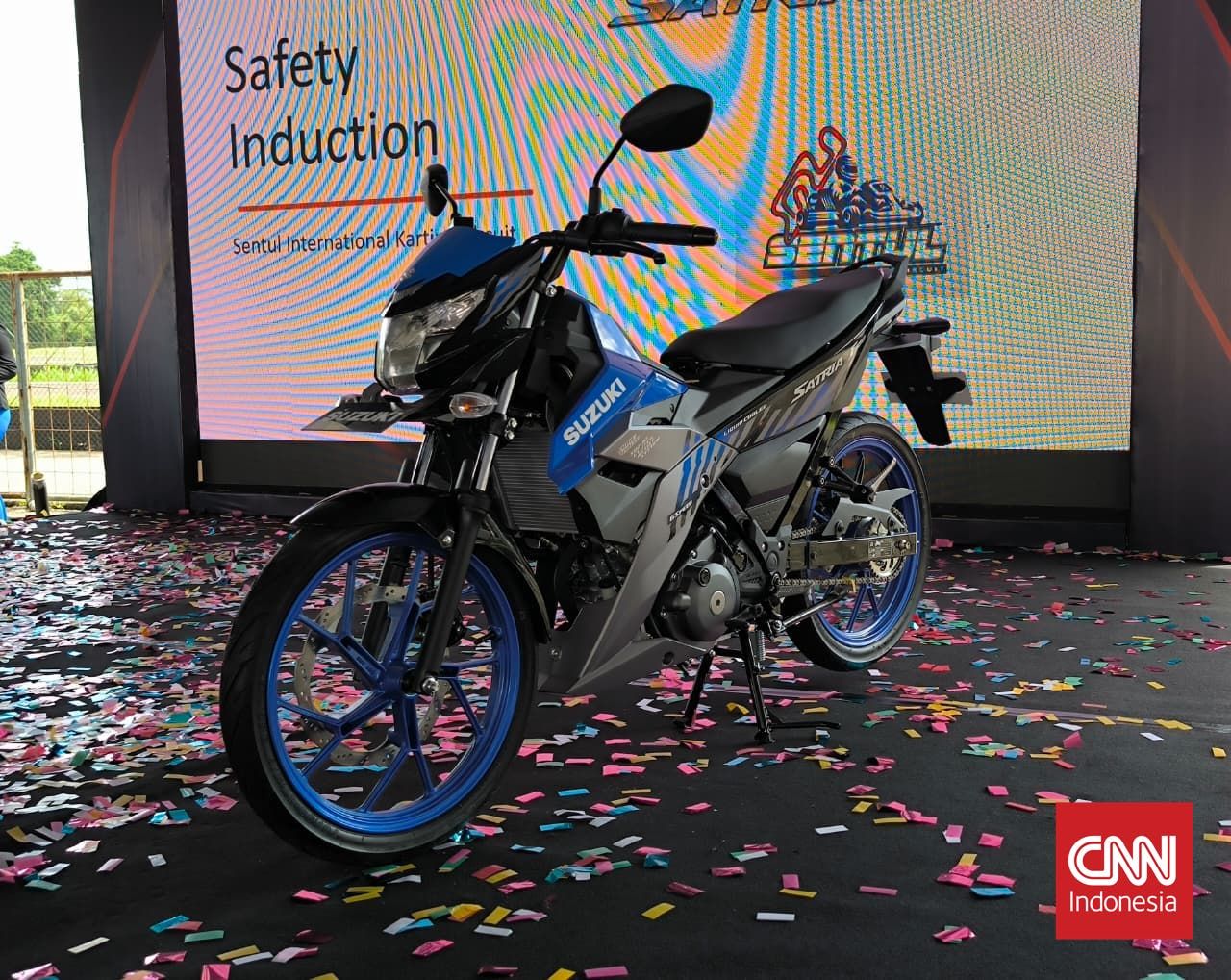 Suzuki Satria F150 2025 terdiri dari dua varian, standar dan Pro.