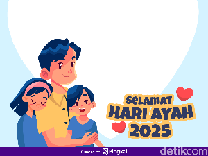 10 Twibbon Hari Ayah Nasional 2025, Cocok Dipasang di Medsos!
