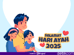 10 Twibbon Hari Ayah Nasional 2025, Cocok Dipasang di Medsos!