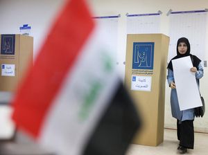 Warga Irak Berbondong-bondong ke TPS dalam Pemilu Parlemen 2025