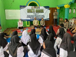 Peserta Sespimma di Polres Pasuruan Kota Baksos ke Yayasan Al Muttaqin
