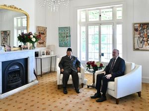 Prabowo Puji PM Australia Saat Penyambutan: Intelijen Anda Sangat Bagus